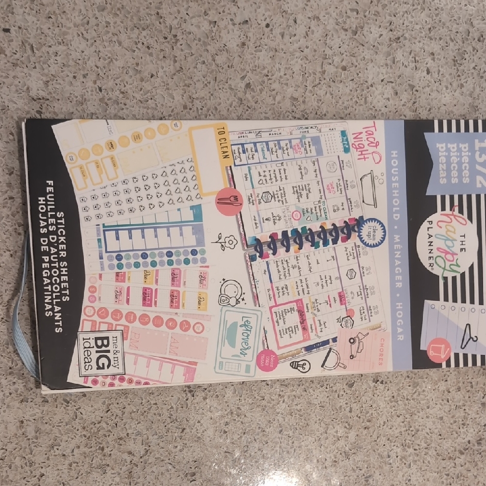 The Happy Planner Vibrant Sticker Collection